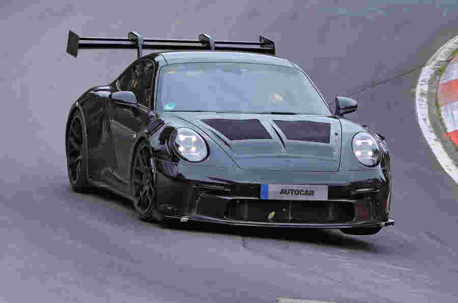 Extreme Porsche 911 GT3 RS原型击中了Nurburgring