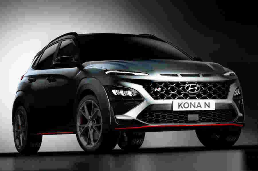 新的2021 Hyundai Kona N预览即将揭示