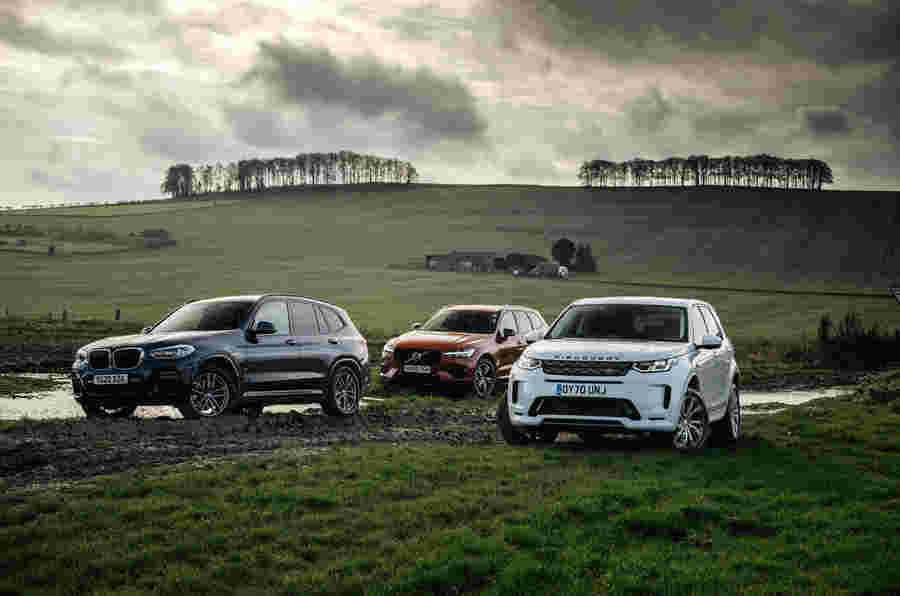 泥浆插件：Land Rover Discovery Sport符合PHEV SUV竞争对手