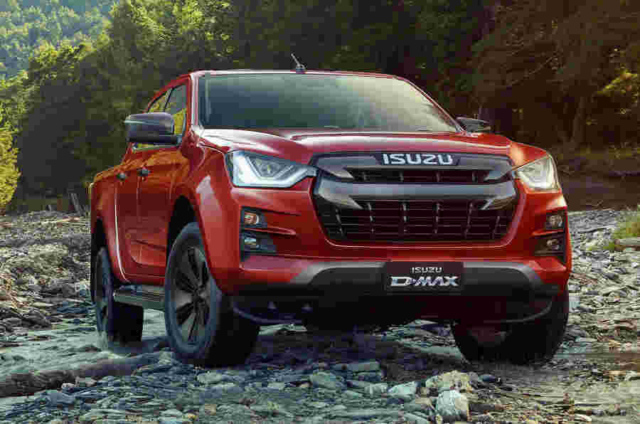 新的2021 ISUZU D-MAX拾取卡车应截止至英国经销商