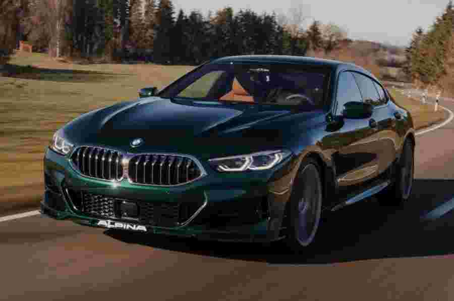 新的2021 alpina B8到达613bpp双涡轮增压器v8