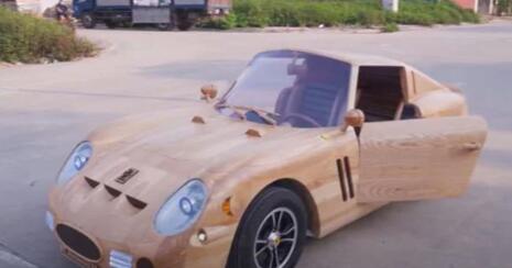 这款法拉利250 GTO完全由木材制成 可驾驶