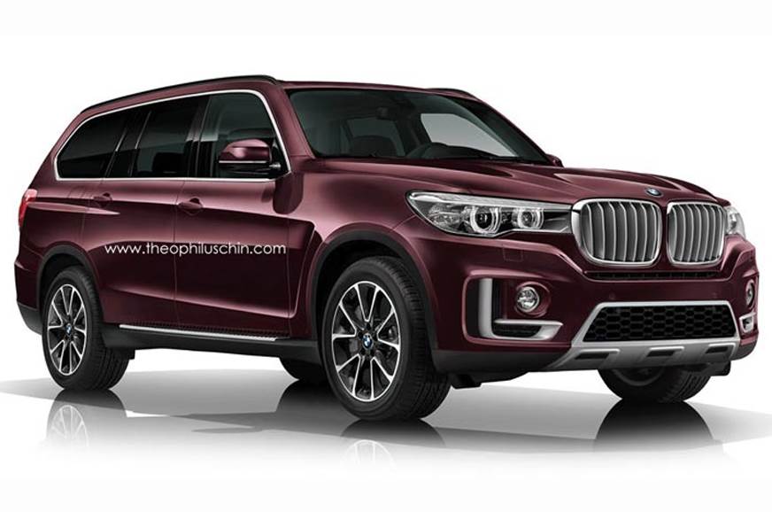 运动员BMW X7 SUV在作品中