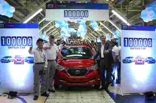 Datsun在印度推出了100,000辆车