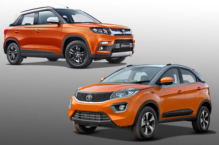 2018年Vitara Brezza AMT与Nexon Amt：规格比较