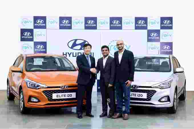 Hyundai合作伙伴与Revv for Car分享服务