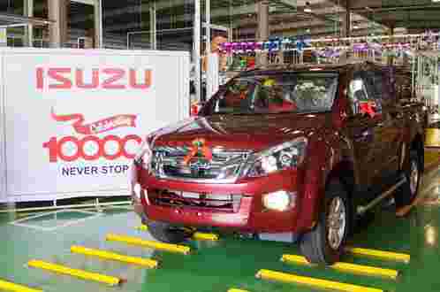 Isuzu从Sricity Plant生产10,000辆车