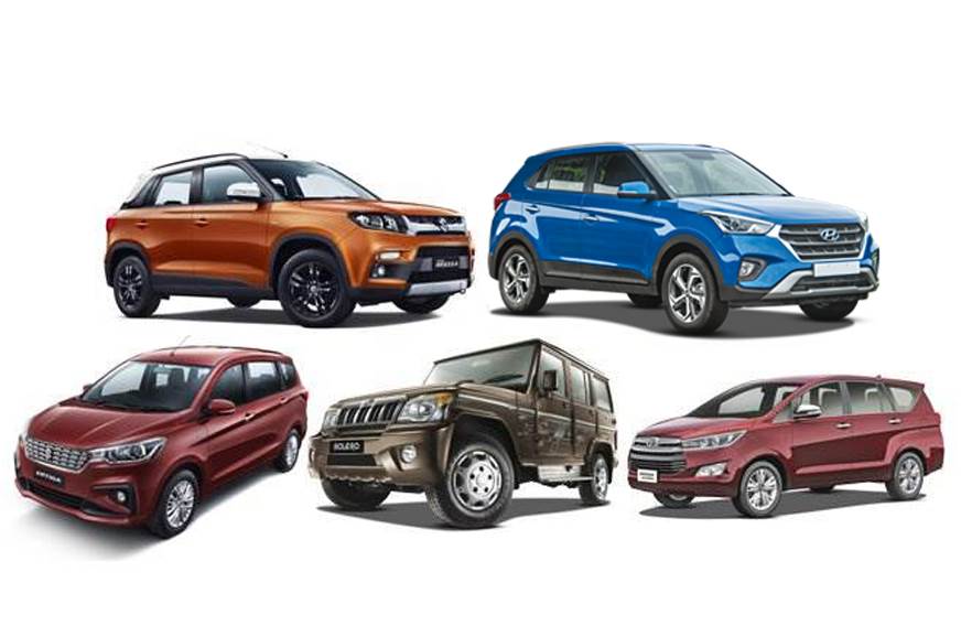 2019年4月在印度的最佳SUVS，MPVS