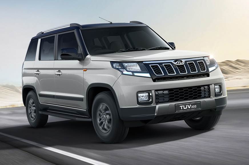 Mahindra Tuv300的平移价格，变种解释