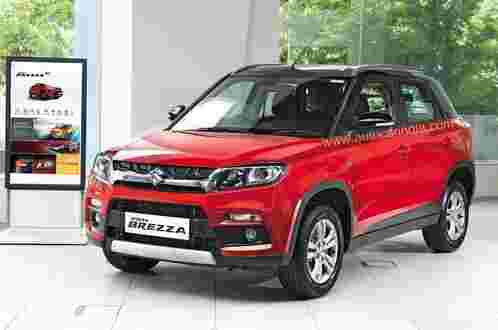 Maruti Suzuki Vitara Brezza销售十字架5万卢比单位里程碑