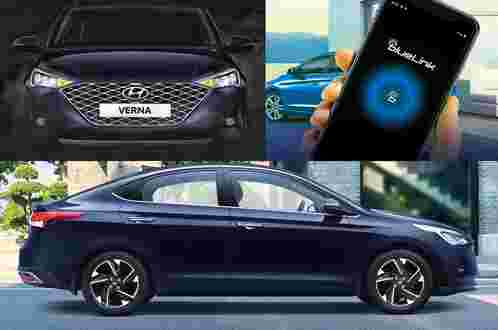 2020 Hyundai Verna Facelift获得高级蓝色链接连接的汽车技术