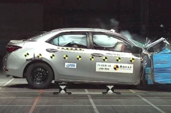 印度相关汽车的东盟NCAP崩溃试验报告