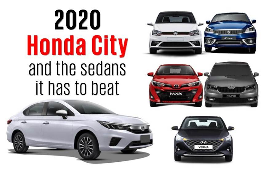 2020 Honda市和它必须击败轿车