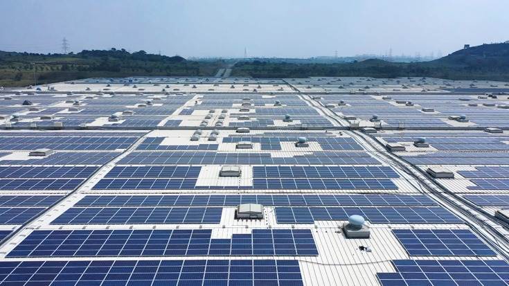 斯柯达汽车大众印度在浦那植物上安装太阳能电池板