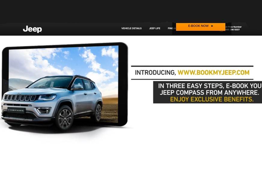 FCA印度推出了吉普车的在线零售平台