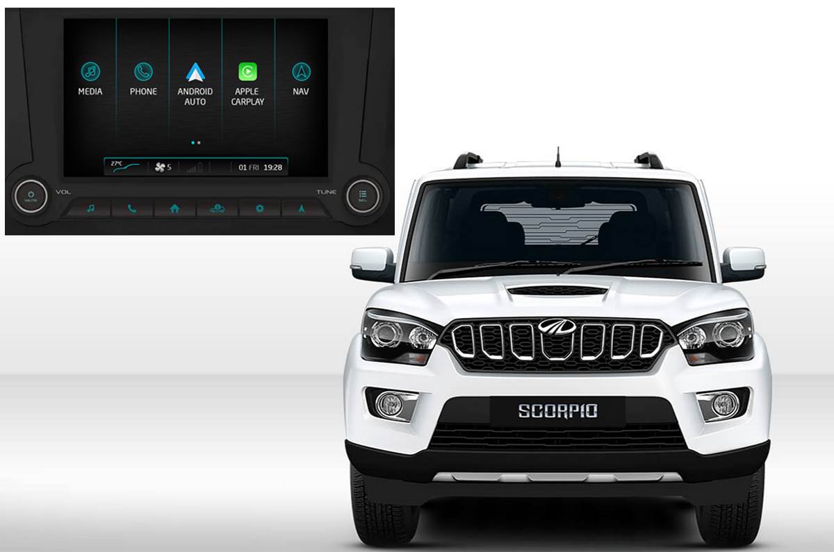 Mahindra Scorpio现在得到了Android汽车，Apple Carplay
