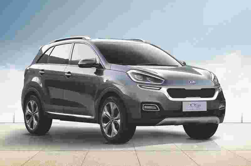 kia kx3 SUV概念在广州电机展会上透露