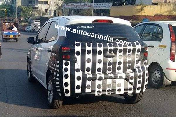 新的福特Figo Stopback在印度躲藏起来