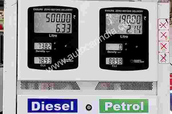 汽油价格在孟买驶向90卢比