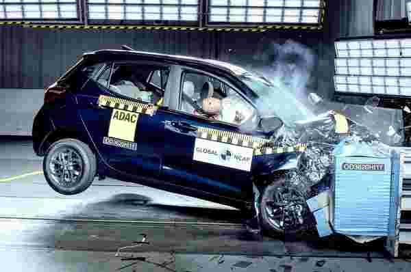 Hyundai Grand I10 Nios在全球NCAP碰撞测试中确保了两颗星