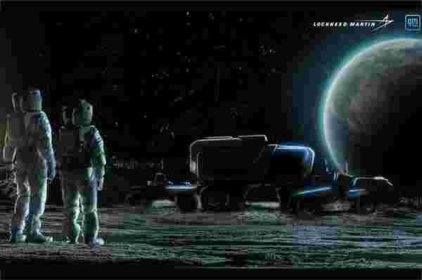 通用汽车，洛克希德马丁开发NASA的新月流动站