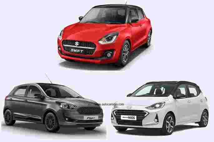 2021 Maruti Swift Facelift VS RIVALS：价格，规格比较