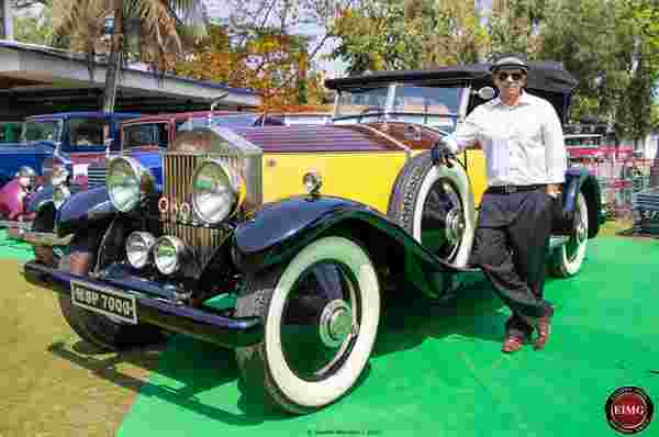 印度东部驾驶集团的老式汽车展认为成功