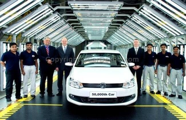 Volkswagen India从其Chakan厂推出了50,000辆车