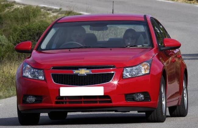 Chevrolet Cruze Petrol Variant可能不会击中印度海岸