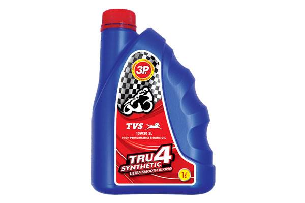 电视宣布TVS TRU4合成10W 30发动机油