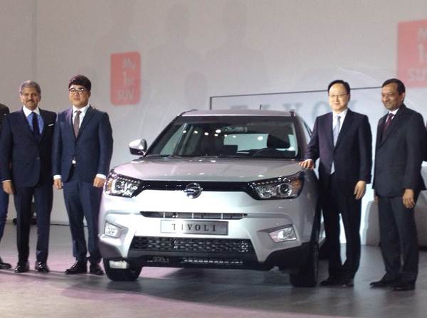 Ssangyong Tivoli Suv展示了韩国