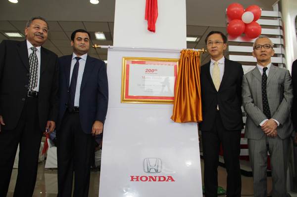 本田在印度开设了200架经销商