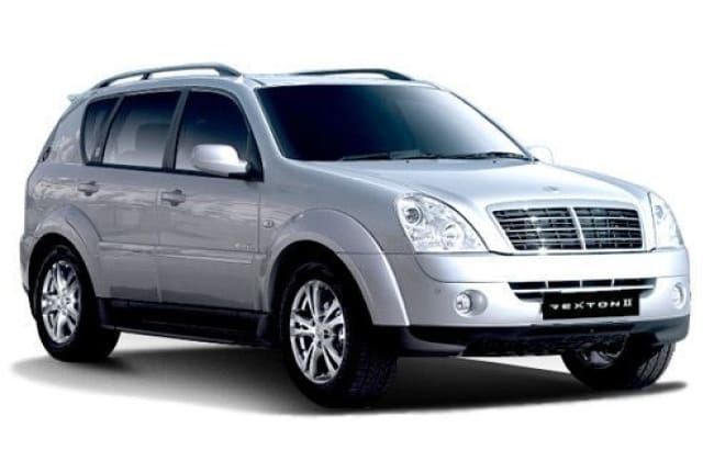 Mahindra的Ssangyong Rexton SUV陷入了镜头