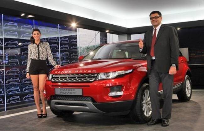 Ranger Rover Evoque到达新德里