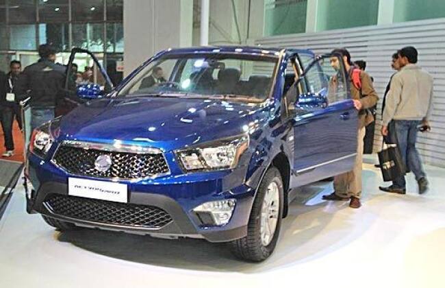 首次SUV基于新的Mahindra-Ssangyong平台推出2014-2015
