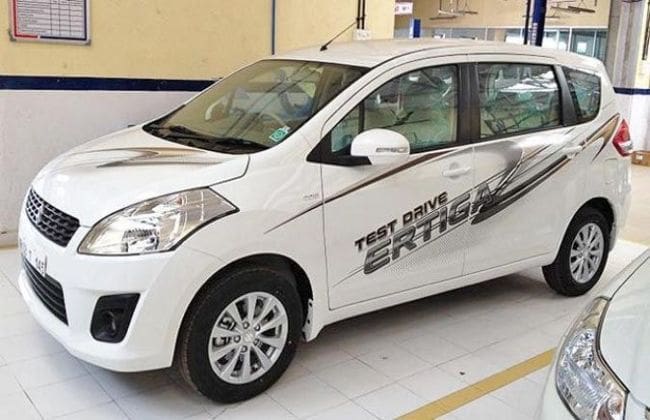 Maruti Eartiga ZDI价格泄露