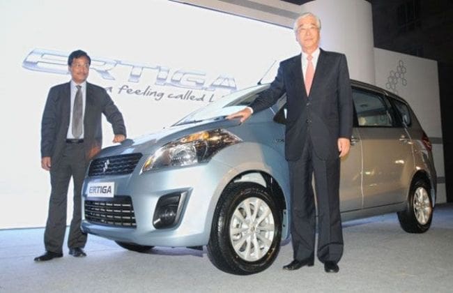 Maruti Eartiga于卢比推出。5.89 Lakh.