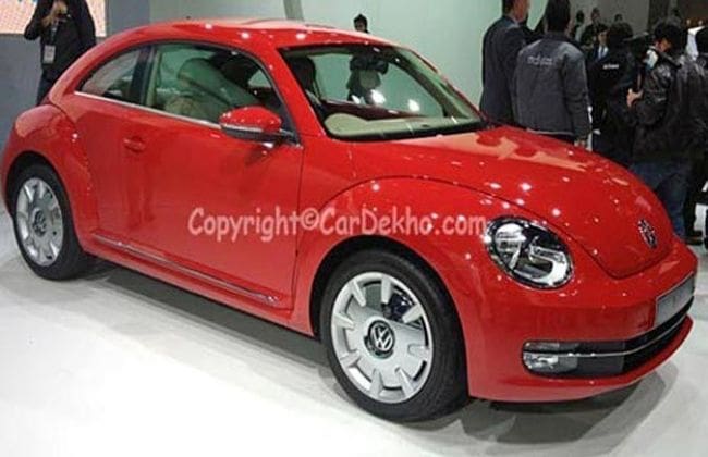 Volkswagen在北京电机展上预览新甲虫敞蓬车E-Bugster概念