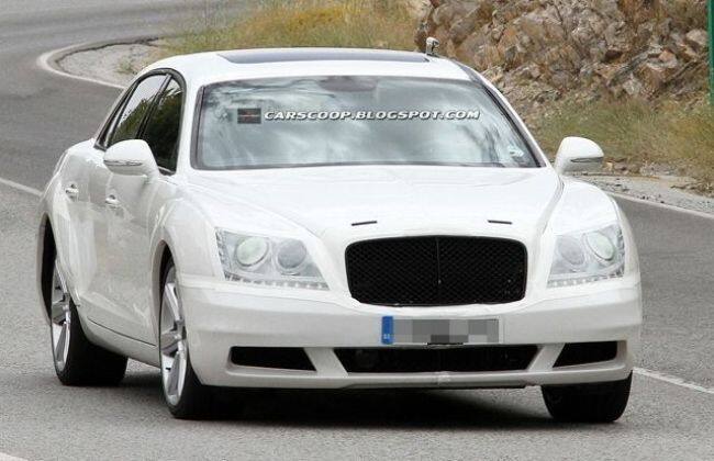 2014 Bentley Continental Flying Spur Sedan;间谍照片