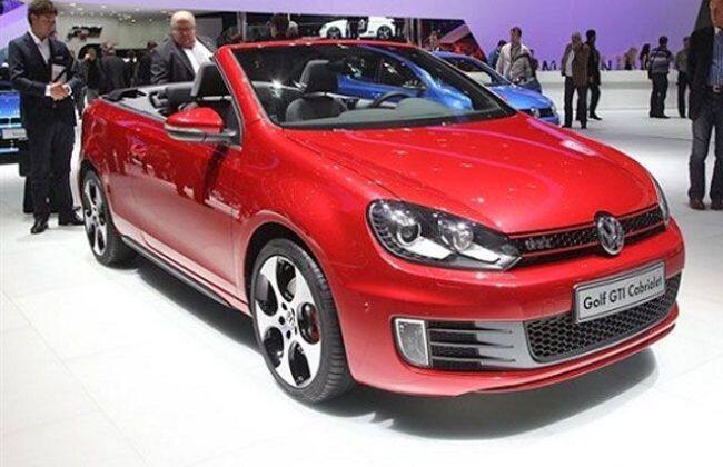 大众汽车发布了高尔夫球场的新照片GTI Cabriolet