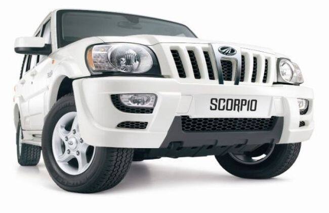 所有新的Mahindra Scorpio代号为W105在2014年开车