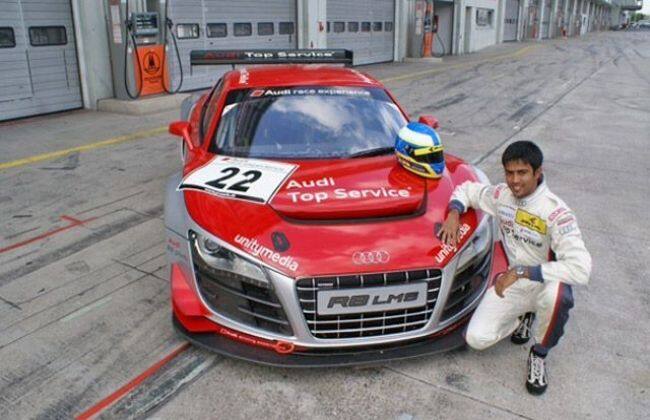 Aditya Patel在纽鲁格林奥迪R8 LMS Ultra竞赛