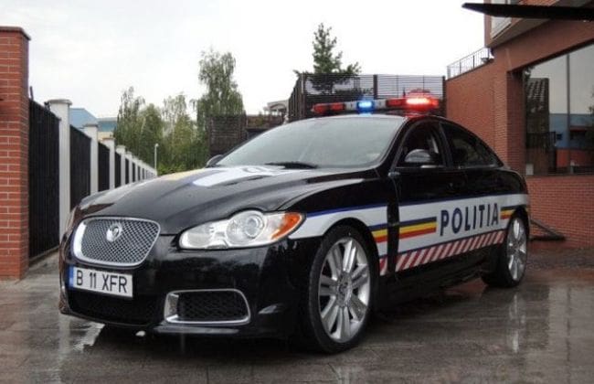 罗马尼亚警察的Jaguar XFR