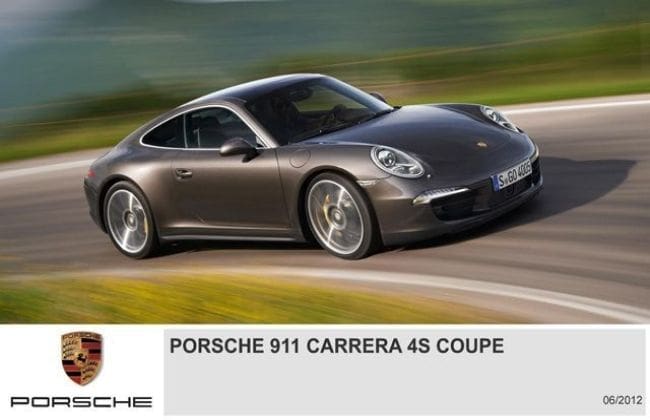 保时捷911 Carrera 4和4s正式透露