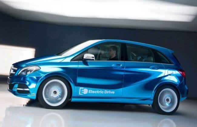 梅赛德斯 - 奔驰B级电动驱动器到2012年巴黎汽车秀的首次亮相