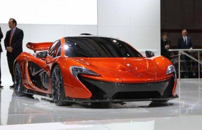 McLaren P1'终极Supercar'让世界首次亮相巴黎汽车展