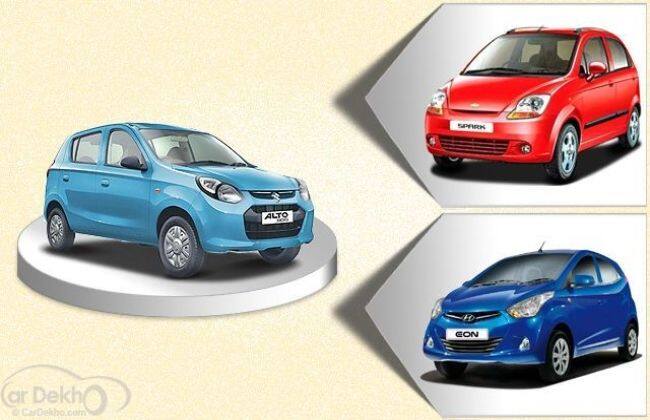 Maruti Suzuki Alto 800 VS Hyundai Eon和Chevrolet Spark