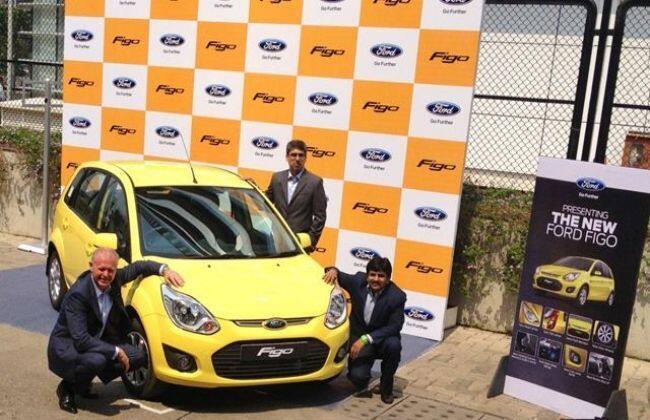 新的Ford Figo在卢比推出。3.85 lakh.