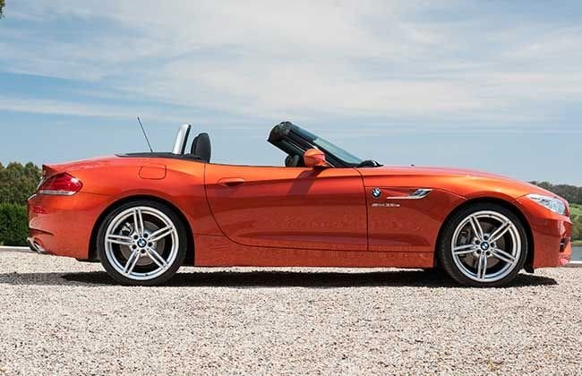 新的BMW Z4 Roadster公布了2013年底在印度推出