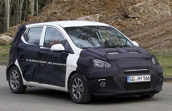 下一代Hyundai I10 Spied-里面的图片